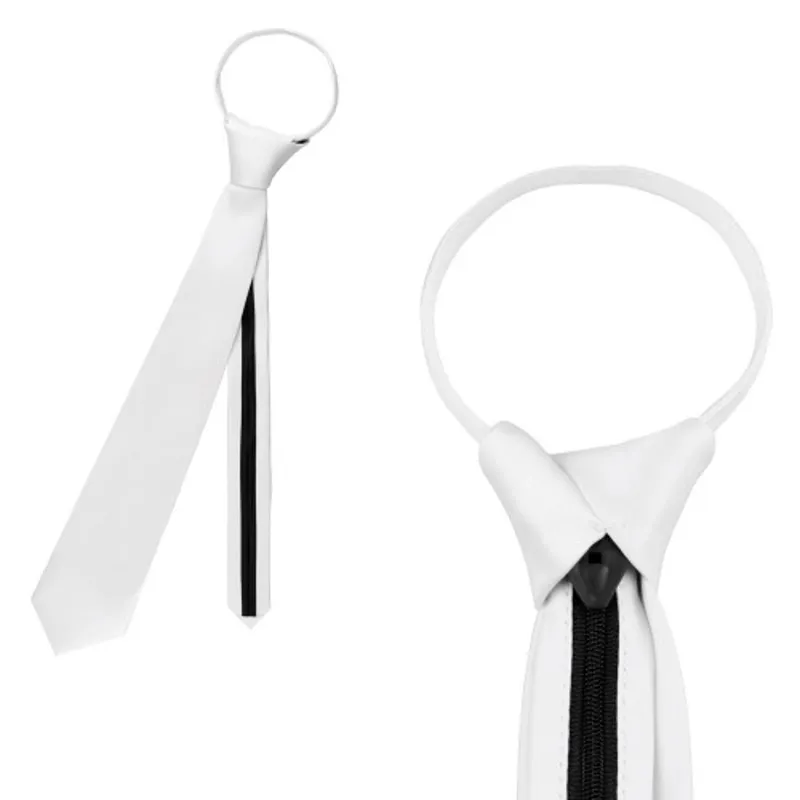 Equetech Zip Competition Tie in White